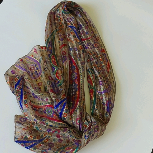 Careta Italian Silk Scarf - Picture 4 of 7